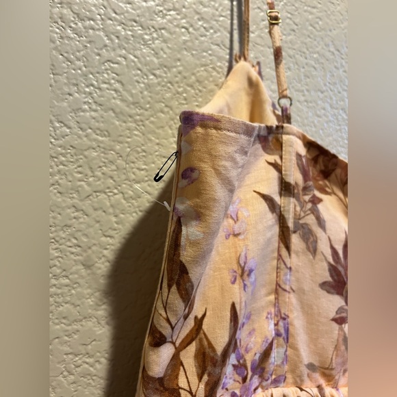 House of Harlow 1960 Floral Tier Corset Dress Size Medium - Picture 14 of 16